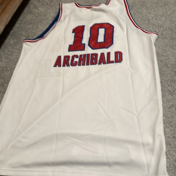White tiny archibald jersey size 56 Mitchell ness jersey - Picture 4 of 4
